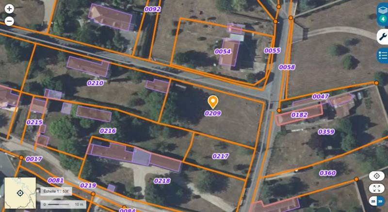 A VENDRE TERRAIN CONSTRUCTIBLE DE 10.78m² SITUE A TOURNEVILLE (27930) HAMEAU AUTREBOCS 