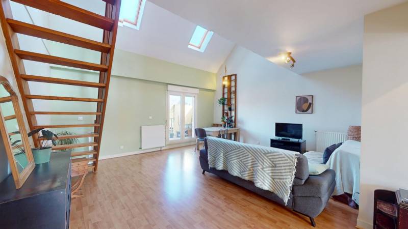 Appartement T4 en duplex à vendre – Évreux Saint-Michel, 109 m² avec balcon, parking et cave