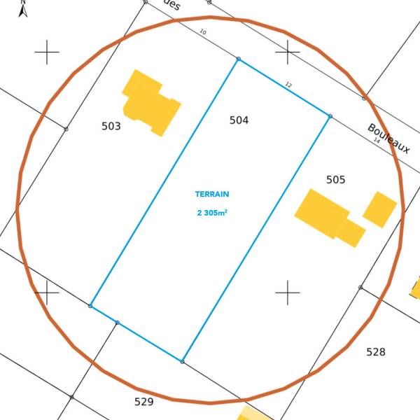TERRAIN CONSTRUCTIBLE FERRIÈRES-HAUT-CLOCHER HORS LOTISSEMENT CALME PROCHE ÉCOLES COMMODITÉS ET PRINCIPAUX AXES ROUTIERS