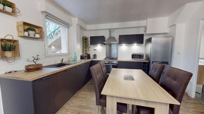 Appartement Meublé à LOUVIERS de type F2 en rez-de-jardin