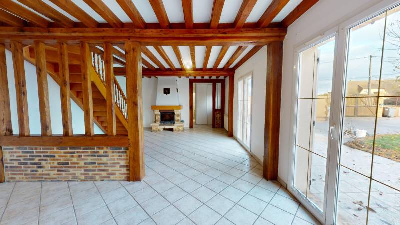 Maison type longère Au Mesnil Fuguet de 3 chambres