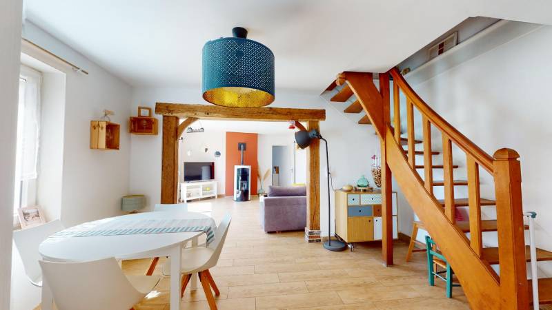 MAISON LONGERE NORMANDE - TYPE 5 - SAINT MARTIN LA CAMPAGNE (27930)