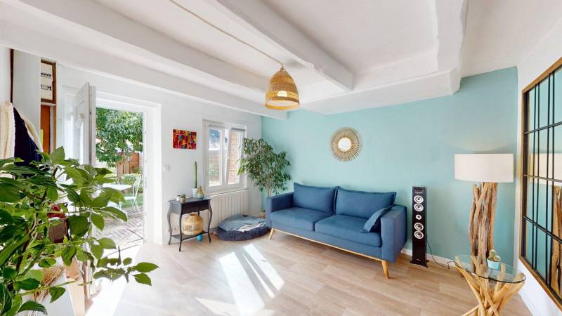 A VENDRE MAISON RÉNOVÉE DE 60M2 SITUÉE PRÈS DE ROUEN À NOTRE DAME DE BONDEVILLE